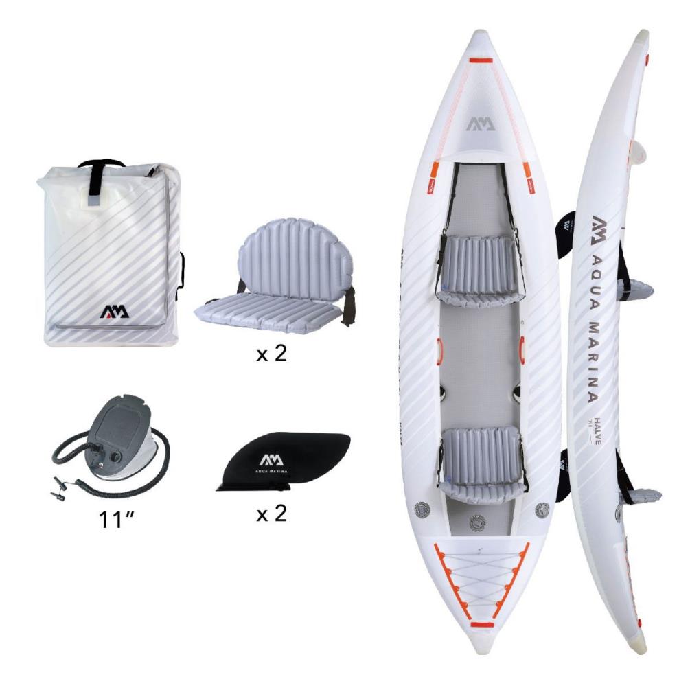 Aqua Marina Halve Ultra-light 1 / 2 Person Pack Kayak Extra Image 1